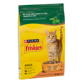 Friskies Adult - Суха храна за котки над 12 месечна възраст 10кг